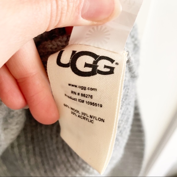 UGG Raelynn sweater turtleneck pullover grey cozy - Picture 3 of 9
